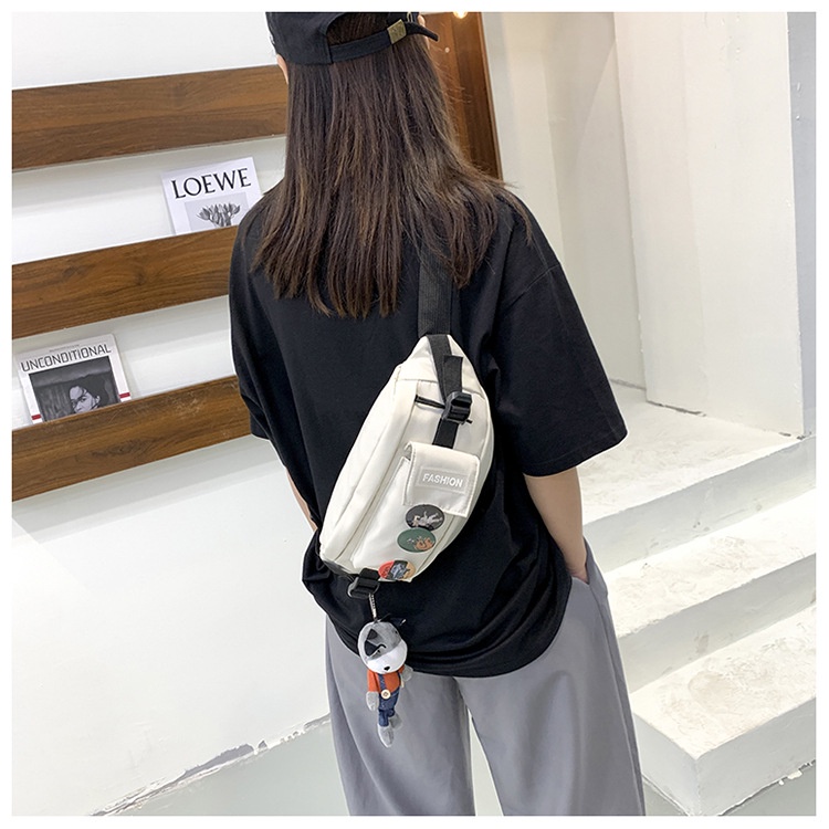 Túi Đeo Chéo Nam Nữ Mini Thời Trang - Túi Kẹp Nách Vải Canvas Đeo Hông Cute Đẹp Rẻ Phong Cách Hàn Quốc Fashion