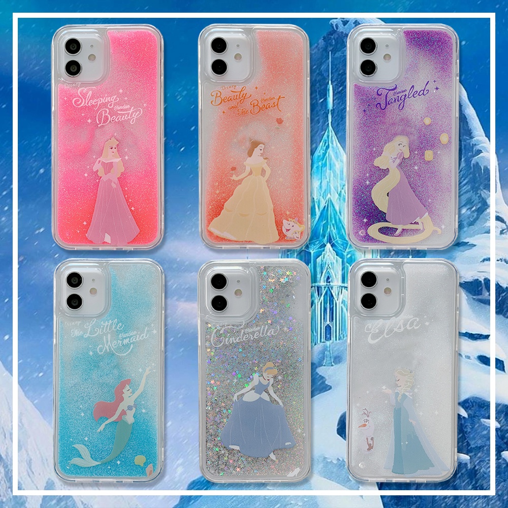 DISNEY Ốp Điện Thoại PC Cứng Họa Tiết Công Chúa Lọ Lem Cho iPhone 14 13 12 Pro Max 11 Xr 7plus 8 Plus Se2020 Xs Max