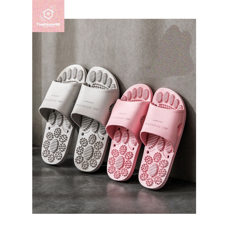 Dép Hạt Massage Chân, Dép Đi Trong Nhà Phong Cách Hàn Quốc