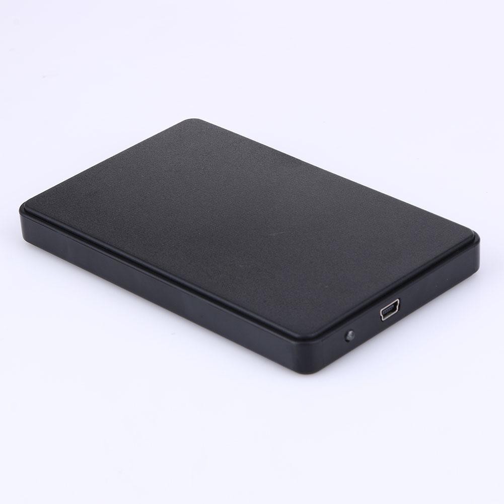 DECEBLE Slim Hard Disk Drive Enclosure USB 2.0 1.1 External SATA HDD SSD Case Portable