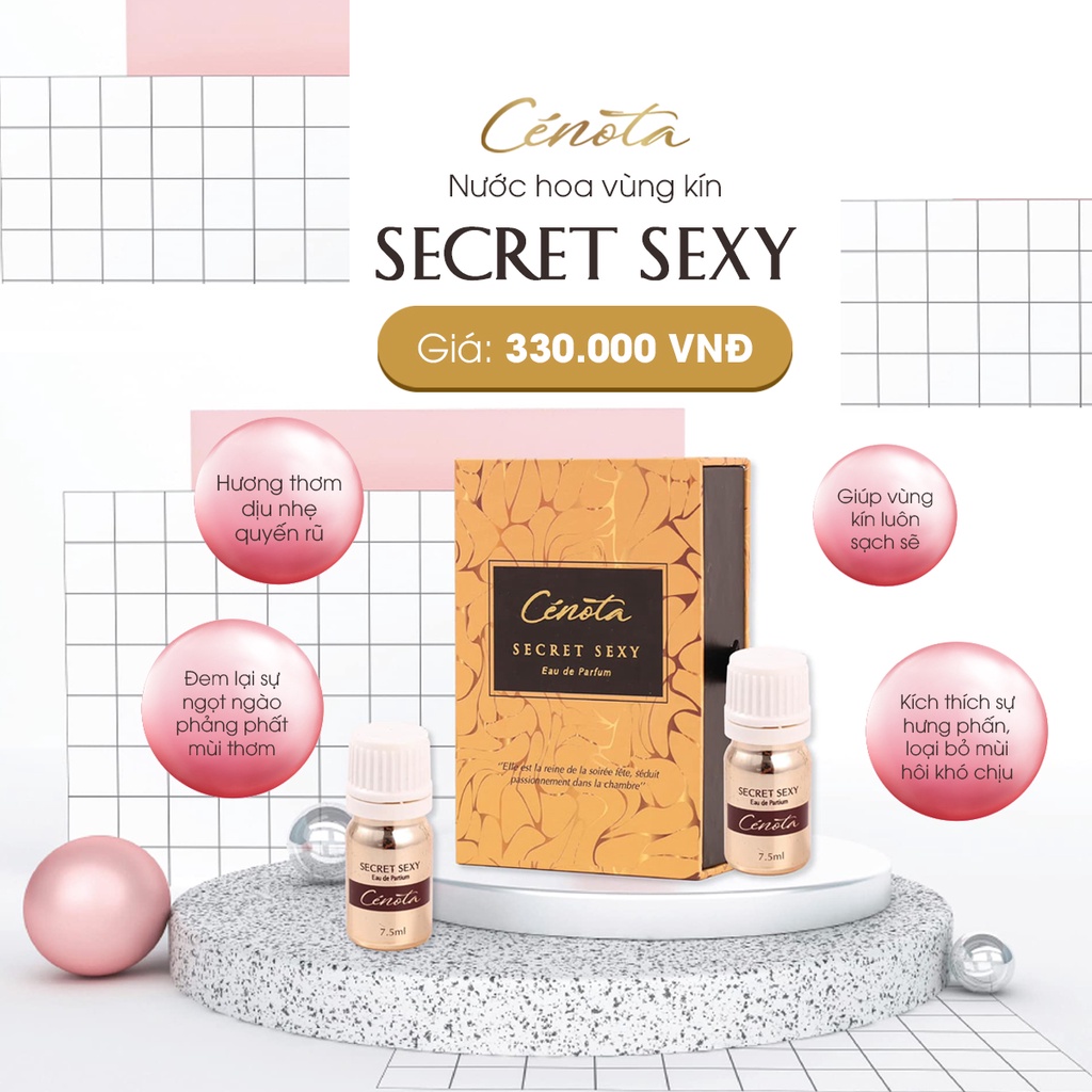 Nước Hoa Vùng Kín CENOTA Secret Sexy 5ml 5.0