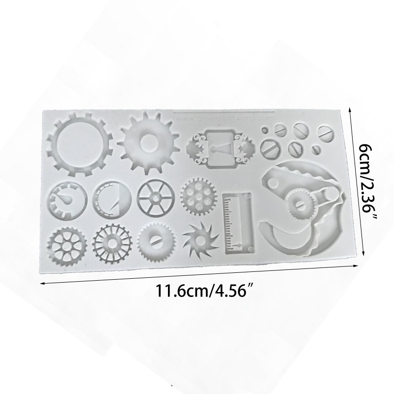 Khuôn Silicone Làm Bánh Hình Cơ Khí Steampunk