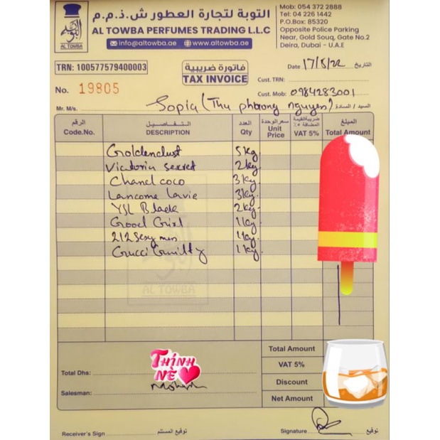 CHUẨN AUTH Tinh dầu nước hoa DUBAI dạng lăn 4ml nhiều mùi đa dạng sang trọng