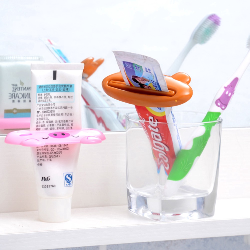 Dụng cụ kẹp lấy kem đánh răng tiết kiệm nhiều kiểu dáng tiện dụng