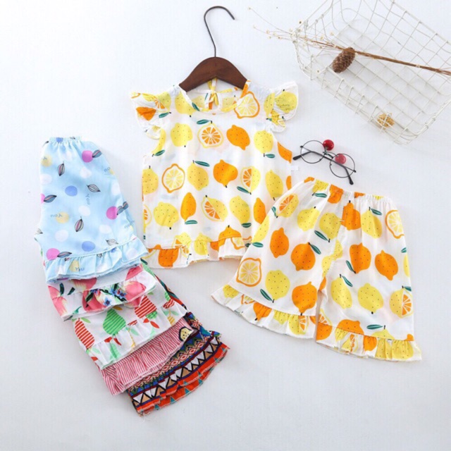 Set bộ lanh hoa quả