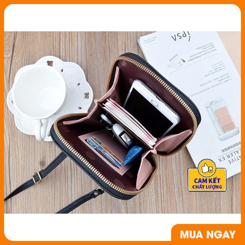 Túi đeo chéo cao cấp đựng điện thoại nữ dây đeo tùy chỉnh thời trang đi chơi đi dạo phố phong cách sành điệu S006