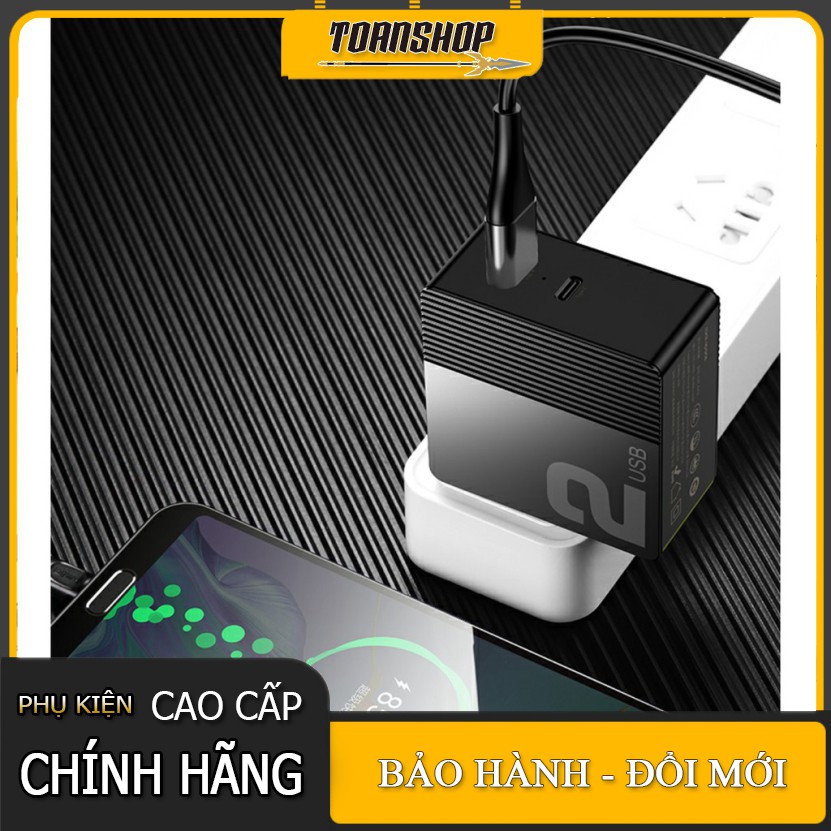 [ MỚI ]Củ sạc Sugar Dual-port Fast Travel Charger 30W C+A Rock- QC 4.0 Siêu nhanh