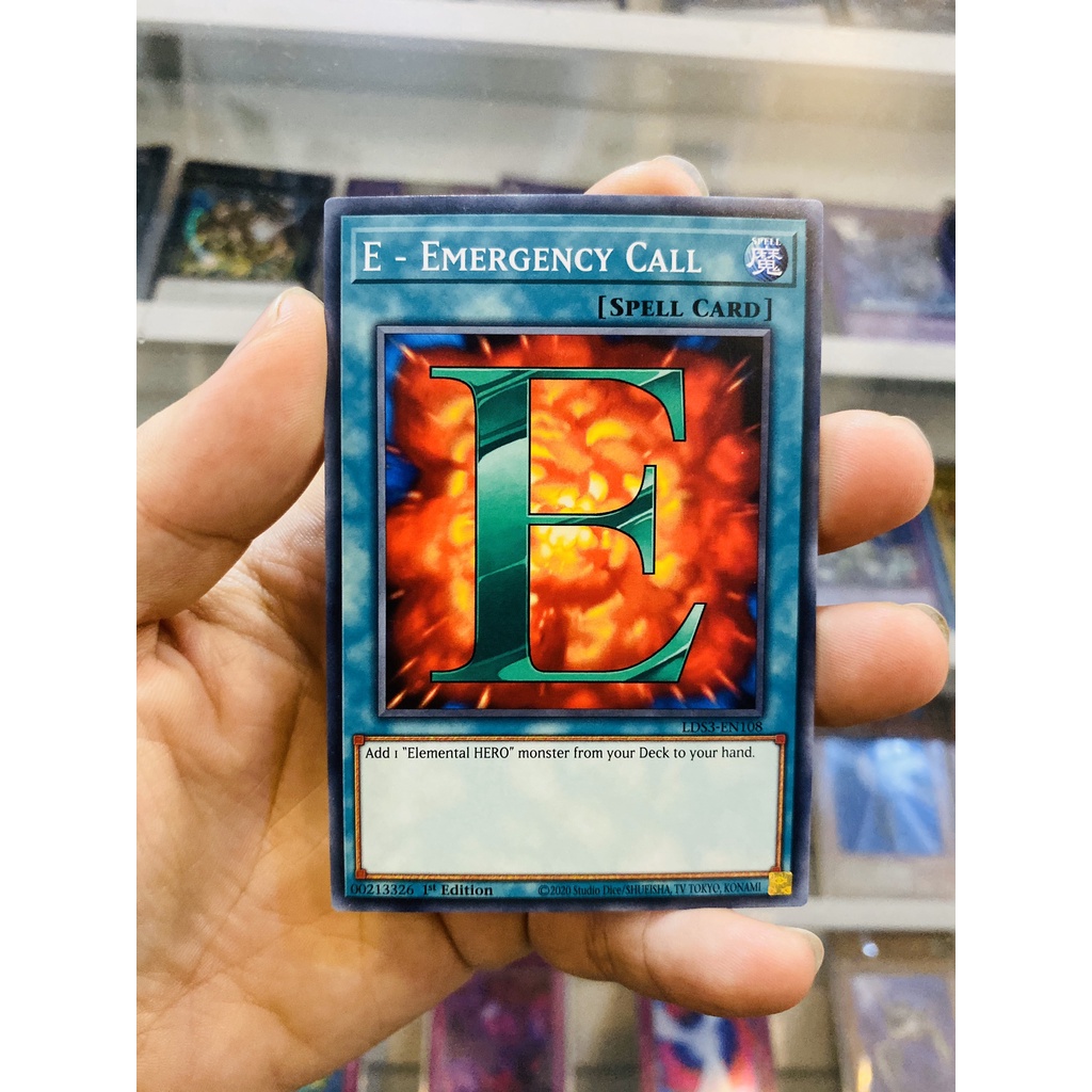 Thẻ Bài YugiOh! Mã LDS3-EN108 - E - Emergency Call - Common - 1st Edition