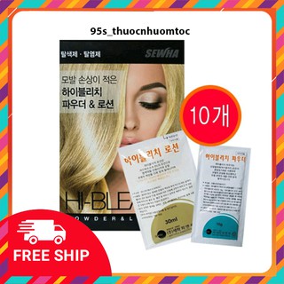 [SẴN_TẨY TÓC] Thuốc Tẩy Tóc Thảo Dược Dưỡng Mượt Tóc lên tone nhanh/ Tẩy Tóc Hi Bleach B Happy Sewha Hàn Quốc Chính Hãng