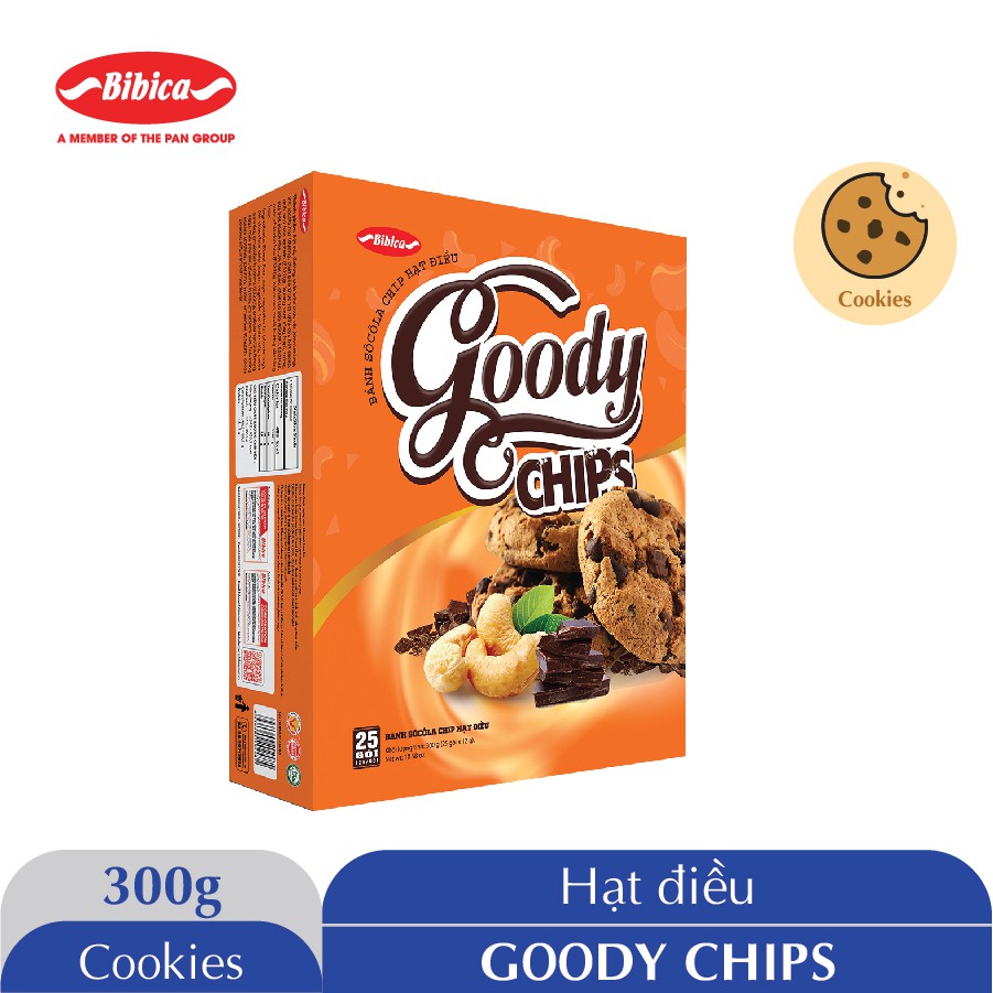 Bánh Goody Chip Dừa Bibica 300g