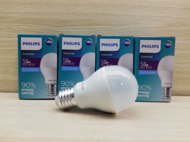 BÓNG ĐÈN PHILIPS 5W 6500K - 3000K