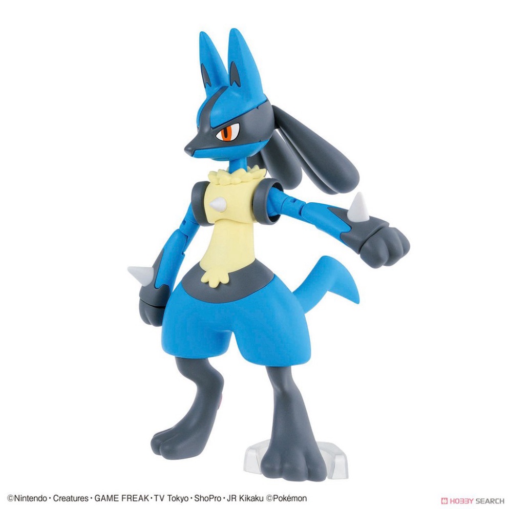 Mô Hình Lắp Ráp POKEMON RIOLU LUCARIO Evolution Pokepla 44 Collection Bandai Figure Rise Standard Đồ Chơi Anime Nhật - H