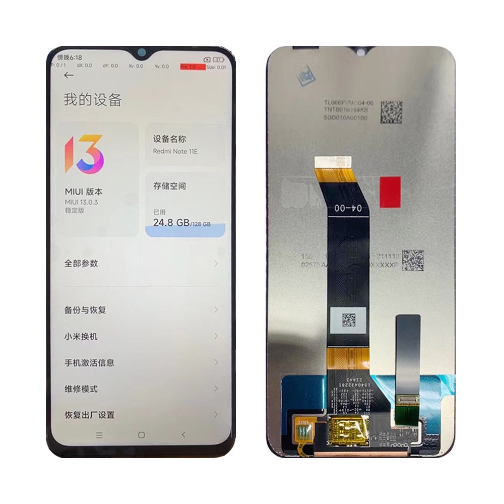 Ốp Điện Thoại Màn Hình LCD 6.58 "Note 11E Cho Xiaomi Redmi 10 5G Note 11E 22041219Màn Hình Cảm Ứng LCD Chữ C Thay Thế Chuyên Dụng Cho Điện Thoại