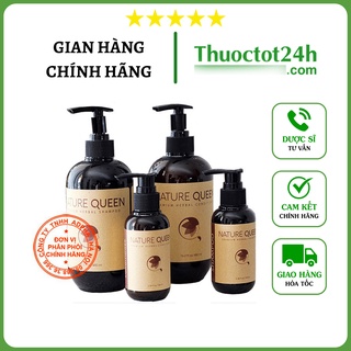 Bộ sản phẩm nature queen - dầu gội, dầu xả, sữa tắm chính hãng sao thái dương