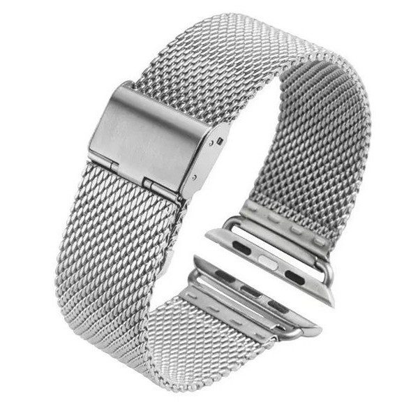 Đồng hồ Milanese bằng thép không gỉ cho Apple Watch 42mm 44mm 40mm 38mm 5 / 4 / 3 / 2 / 1