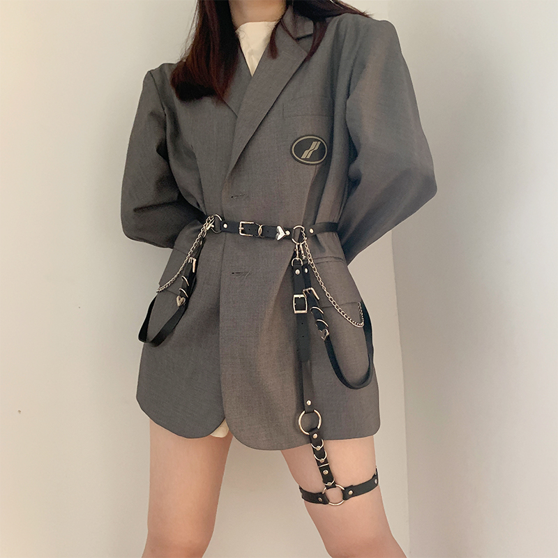 Thắt lưng phối dây xích phong cách lolita thời trang cá tính 22581