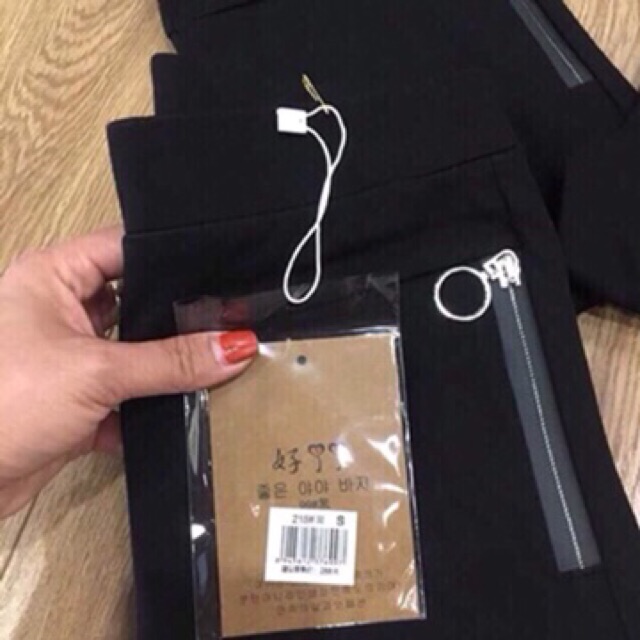 Quần tregging khoá hông chất liệu umi cao cấp | BigBuy360 - bigbuy360.vn