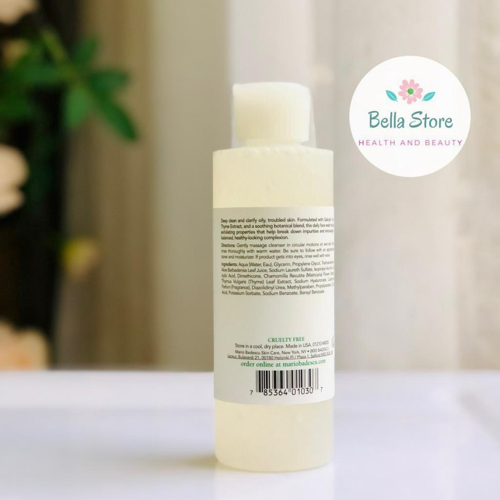 [BHA] Sữa rửa mặt giảm mụn Mario Badescu Acne Facial Cleanser