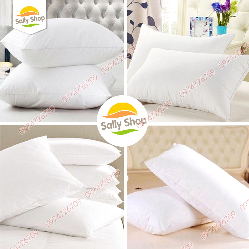Combo 2 Ruột Gối Bông Hạt Hàng Việt Nam. Hàng Dày Dặn Căng Phồng Không Lo Bị Xẹp
