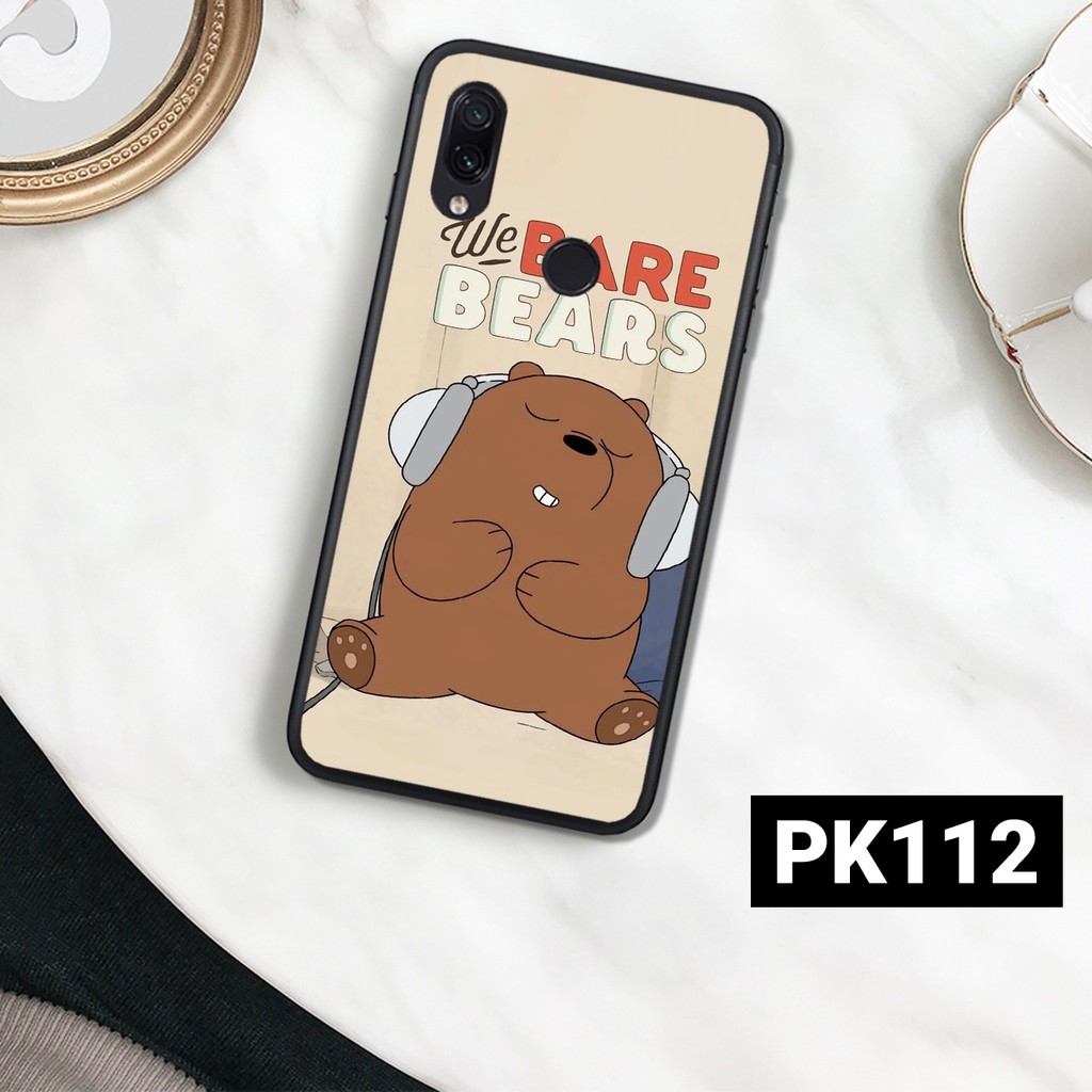 [Freeship từ 50k] ỐP LƯNG XIAOMI REDMI NOTE 7 IN HÌNH WE BARE BEARS -SIÊUBỀN-SIÊUĐẸP