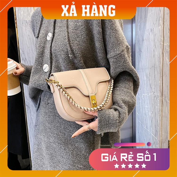 Túi Kẹp Nách Nữ ❤️Freeship ❤️ Túi Kẹp Nách Bán Nguyệt Chất Da Đẹp Tặng Kèm Dây Đeo Chéo Size 21