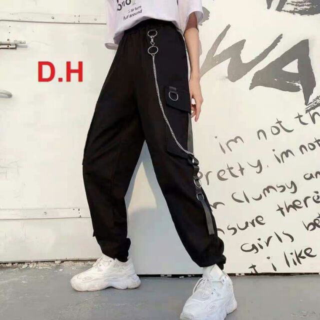 [ Mã FAMAYWA giảm 10K đơn 50K] Quần kaki nam nữ chạy dây xích | BigBuy360 - bigbuy360.vn