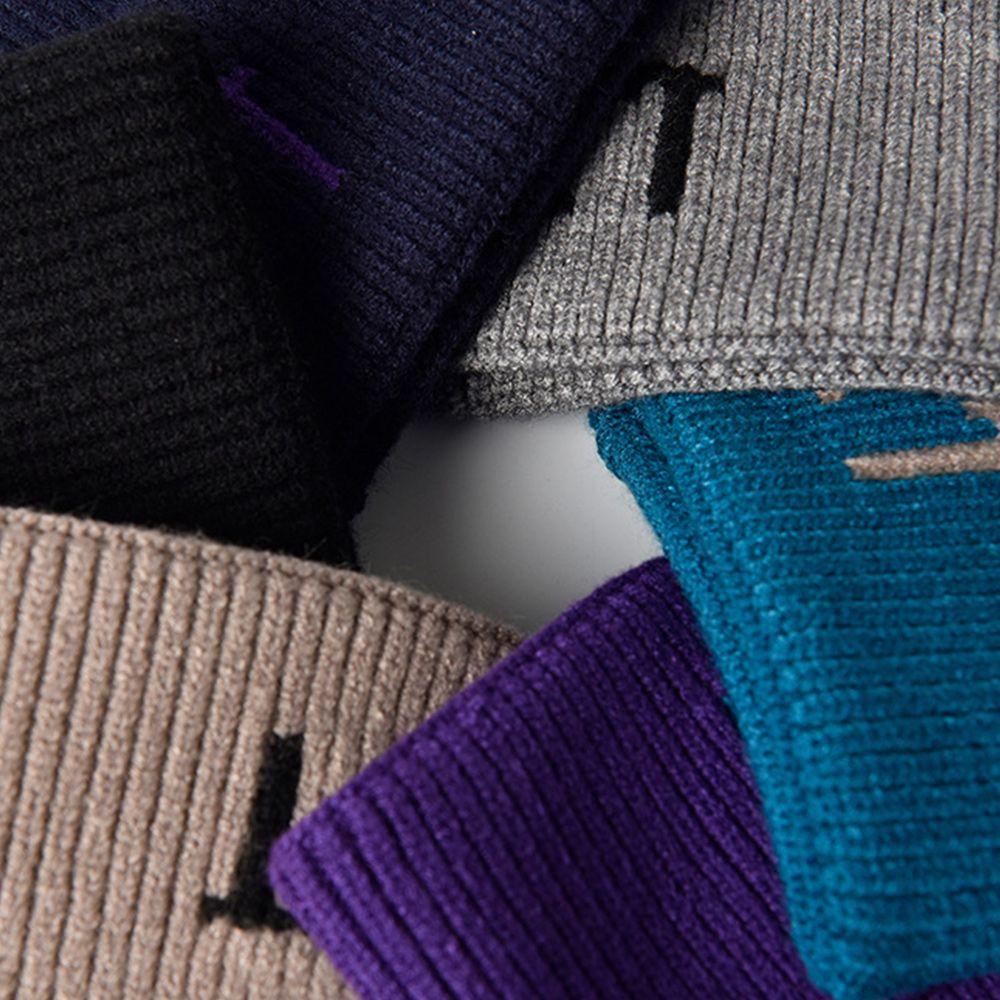 Mũ Beanie Dệt Kim Màu Trơn Dễ Thương Chất Lượng Cao Cho Nam Và Nữ