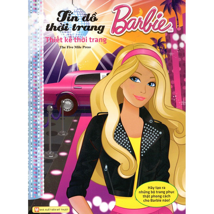 Sách Ghép Hình - Barbie Thủ Công Dựng Hình Thời Trang - Tín Đồ Thời Trang