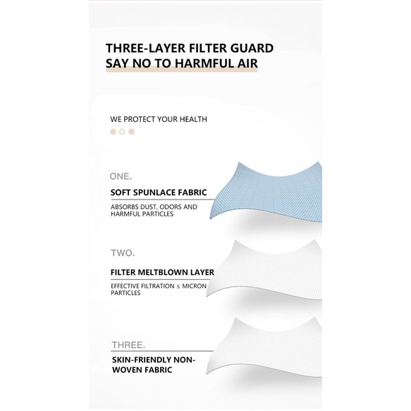 Có sẵn 10PCS thời trang 3D dành cho người lớn KN95 mặt nạ ba-Hai lớp thoáng khí khuôn mặt ửng hồng KF94 mặt nạ màu hồng COD