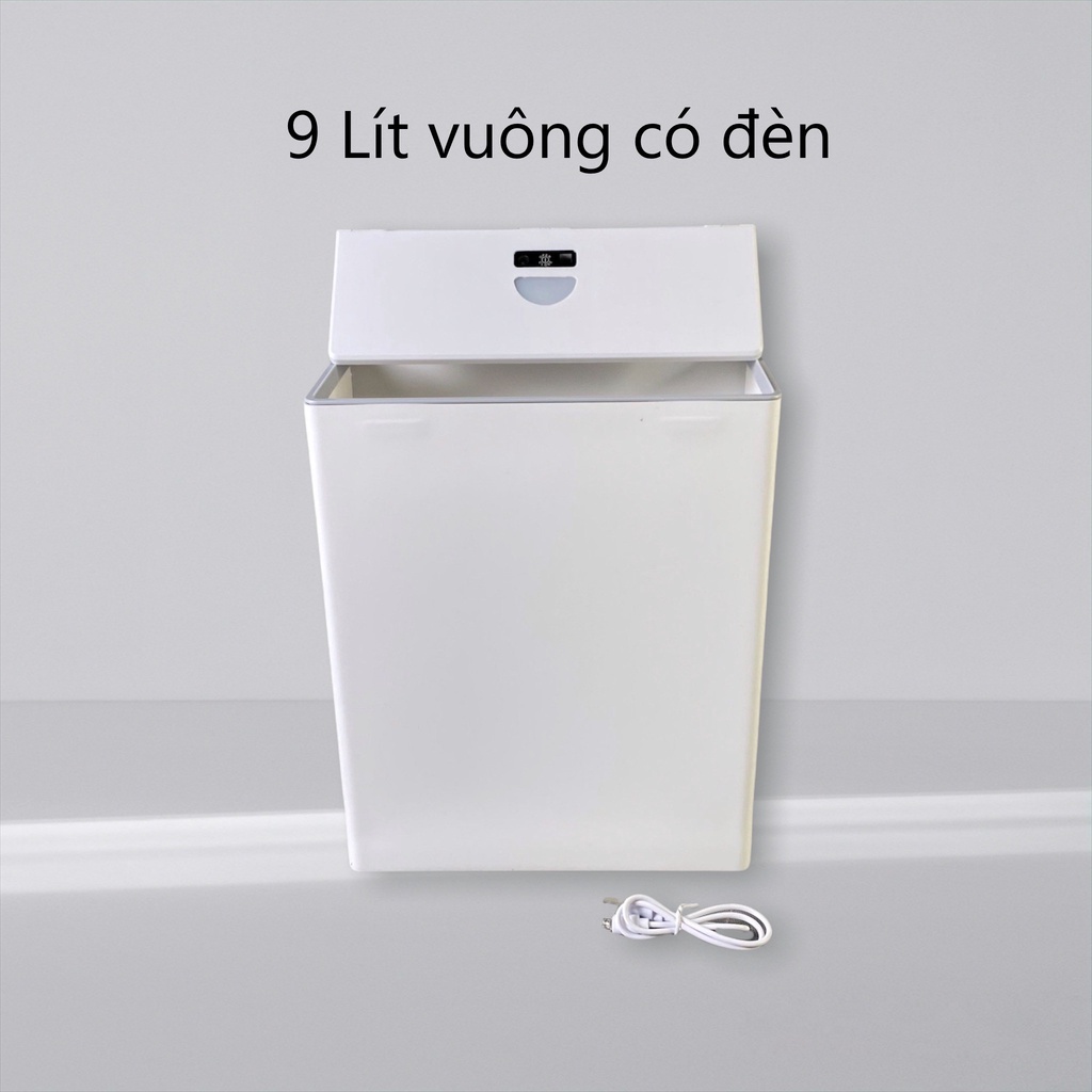 Thùng rác thông minh cảm biến tự đóng mở nắp - Dùng pin sạc - LAVITA