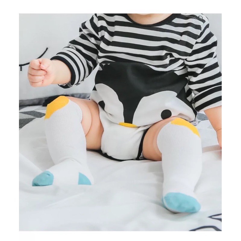 Tất dài cotton giữ ấm cho bé 0 đến 3 tuổi họa tiết siêu yêu