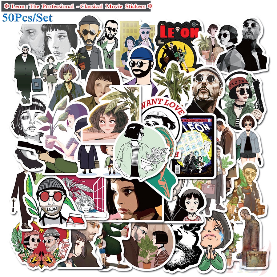 ❉ Leon:The Professional Series 02 Stickers ❉ 50Pcs/Set Classical Movie DIY Waterproof Doodle Decals Stickers
