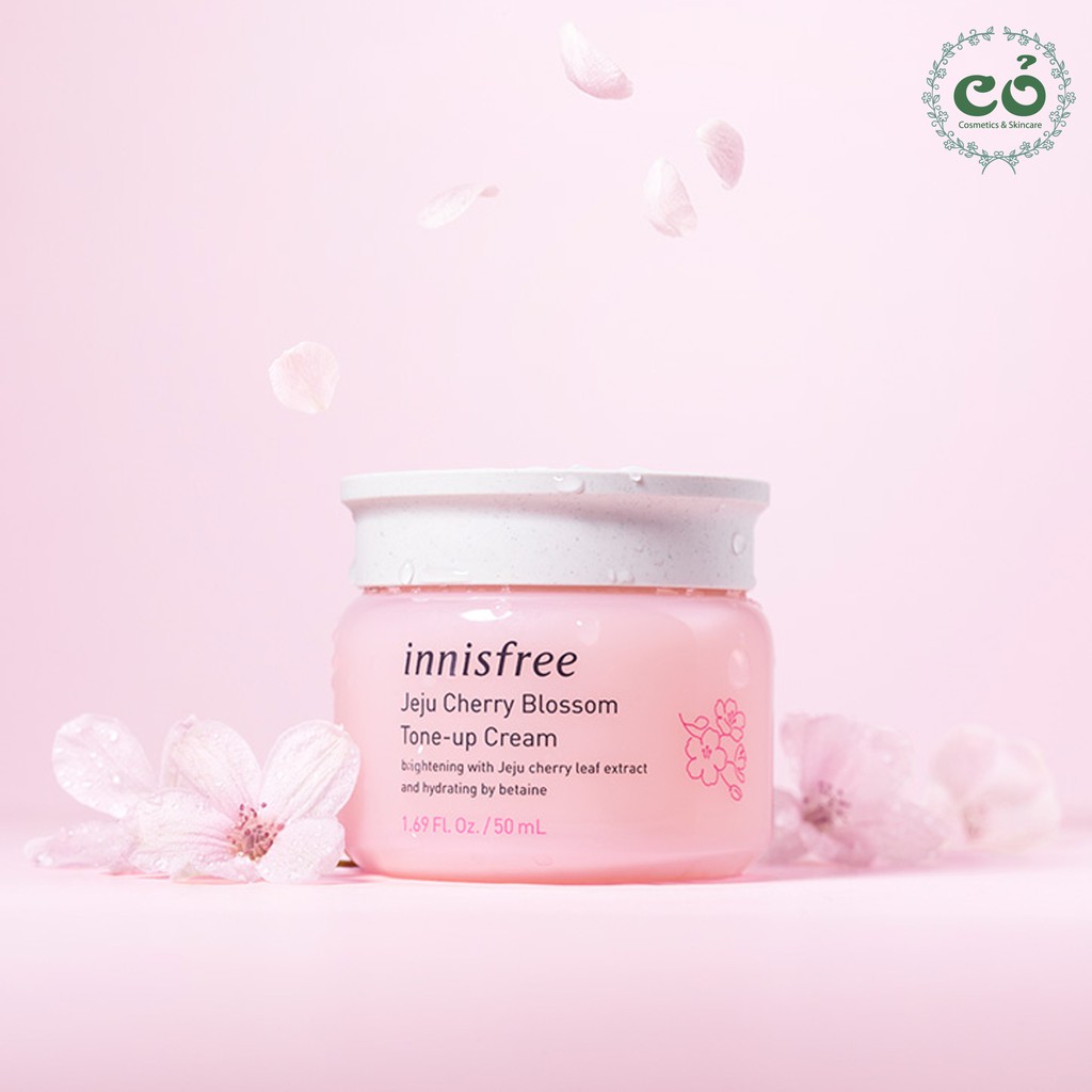 Kem Dưỡng Trắng Nâng Tông Da Innisfree Jeju Cherry Blossom Tone-Up Cream 50ml