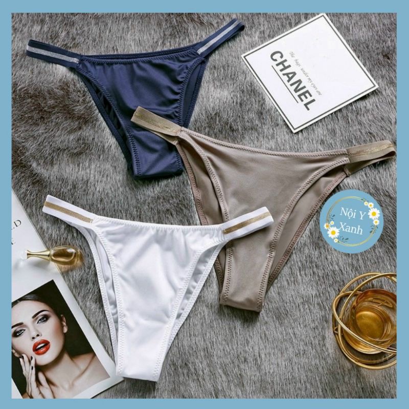 Quần Lót Nữ ❤️ Quần Lọt Khe Thun Lạnh sexy Gợi Cảm Màu Trơn