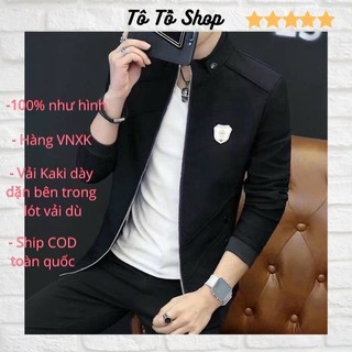 Áo Khoác Kaki Nam ❤️FREESHIP❤️ Áo Khoác Nam Chất Liệu Kaki Dày Dặn 2 Lớp Thời Trang 4 Mùa Hàng VNXK Tô Tồ Shop - AKKKN3