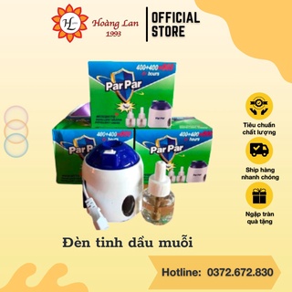 Đèn Đuổi Muỗi ParPar Tặng Kèm 1 Lọ Tinh Dầu , Máy Xông Tinh Dầu Đuổi Muỗi ParPar Hiệu Quả