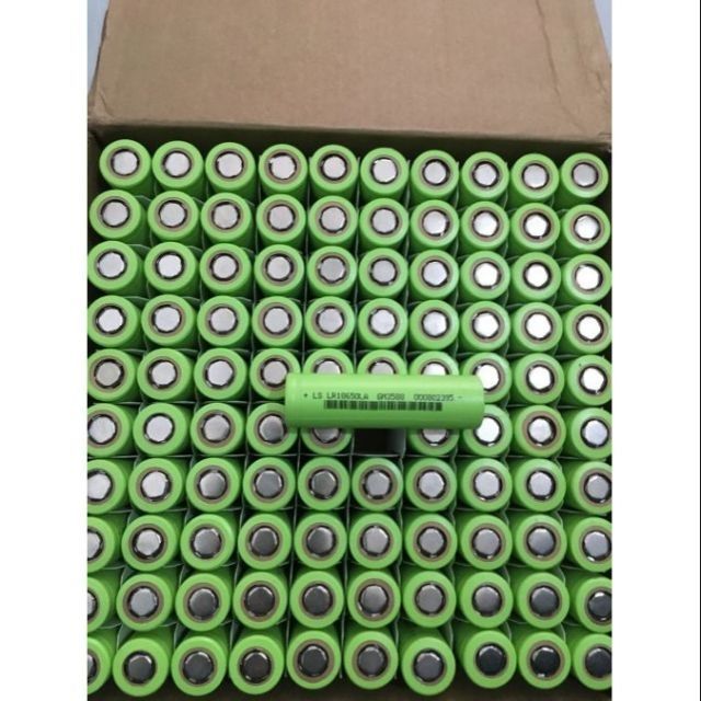 Pin lion 18650 pin lisen xanh lá.dung lượng 2000mah xả cao 20a