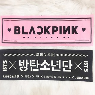 Banner vải bts blackpink