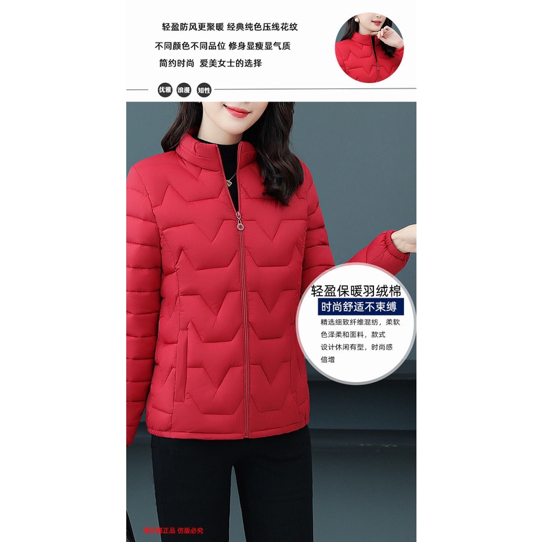 Áo khoác phao cotton giữ ấm size lớn cho phụ nữ trung niên 40 tuổi 50
 | BigBuy360 - bigbuy360.vn