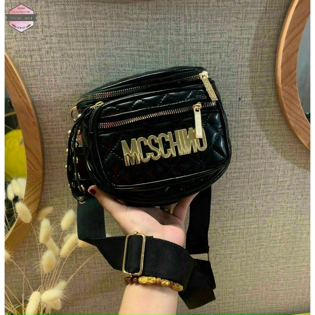 Túi đeo bụng Mosohino hàng xịn, chất da đẹp - Boong Mall
