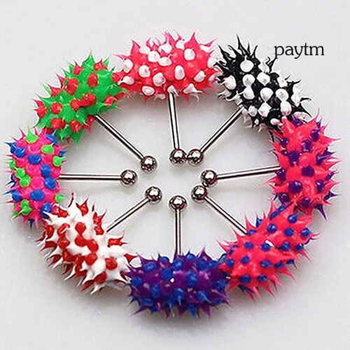 Pm [PM]❀Khuyên Lưỡi Rung Hình Cái Búa Cá Tính Unisex