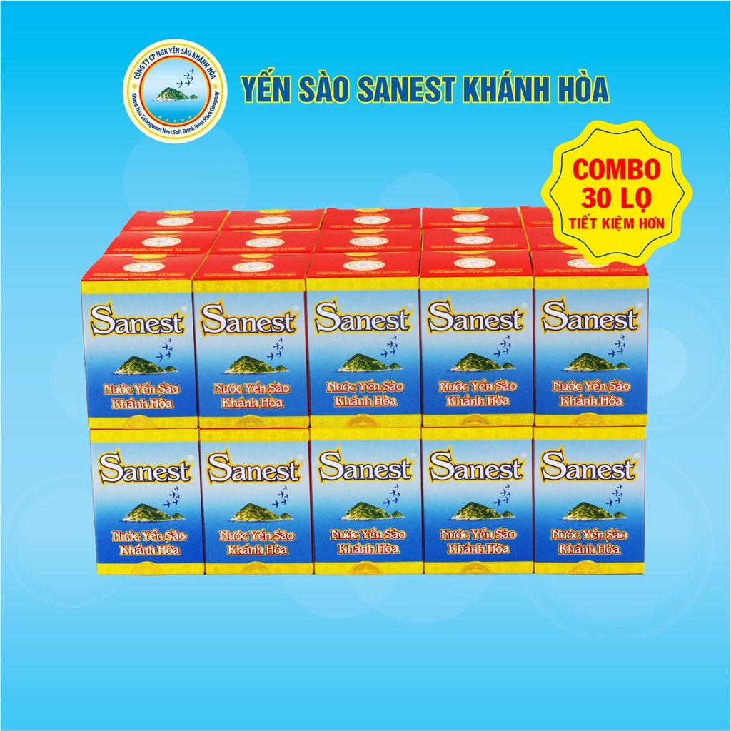 Nước Yến sào Khánh Hòa Sanest đóng lọ 70ml