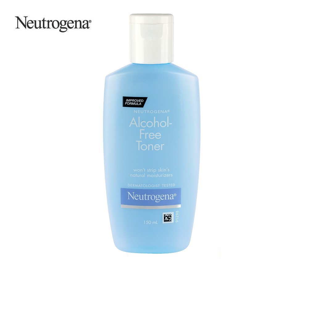 Nước Hoa Hồng Neutrogena Không Chứa Cồn 150ml Alcohol Free Toner Chính Hãng