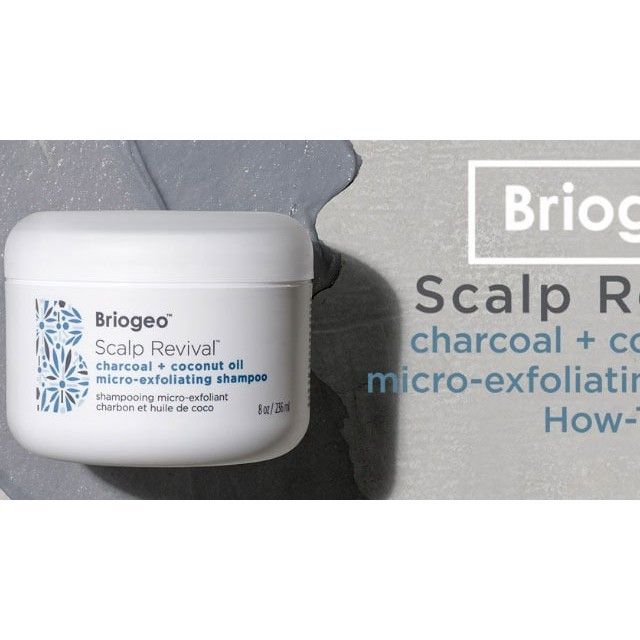 Dầu gội giảm gàu, tẩy tế bào chết cho tóc #Briogeo Scalp Revival™ Charcoal + Coconut Oil Micro-Exfoliating Shampoo