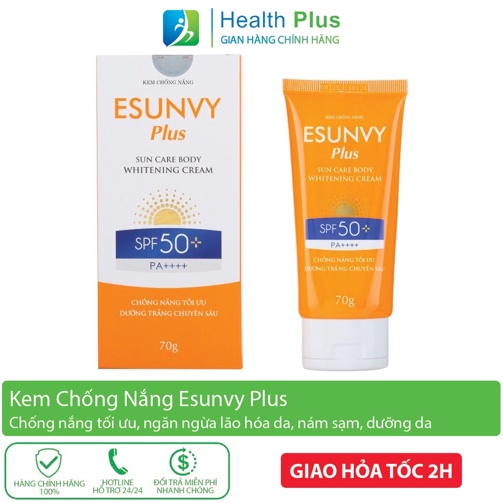 Kem Chống Nắng Esunvy Plus Sun Care Face SPF50+/PA++++ Phù Hợp Cho Da Nhạy Cảm, Bảo Vệ Da Hoàn Hảo