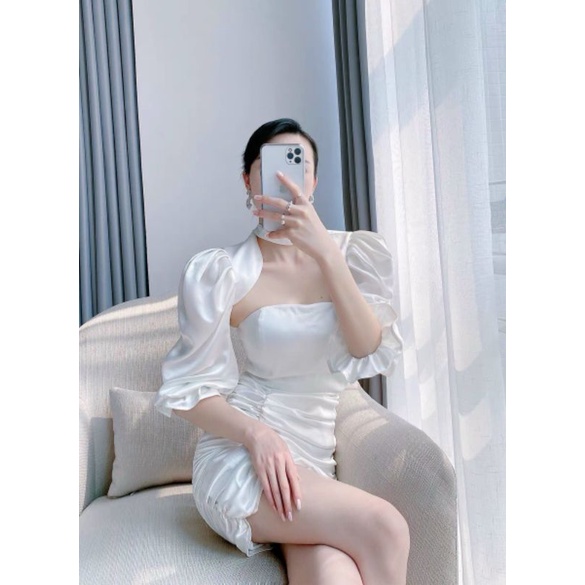Đầm ôm body nhún sườn Evia BT64