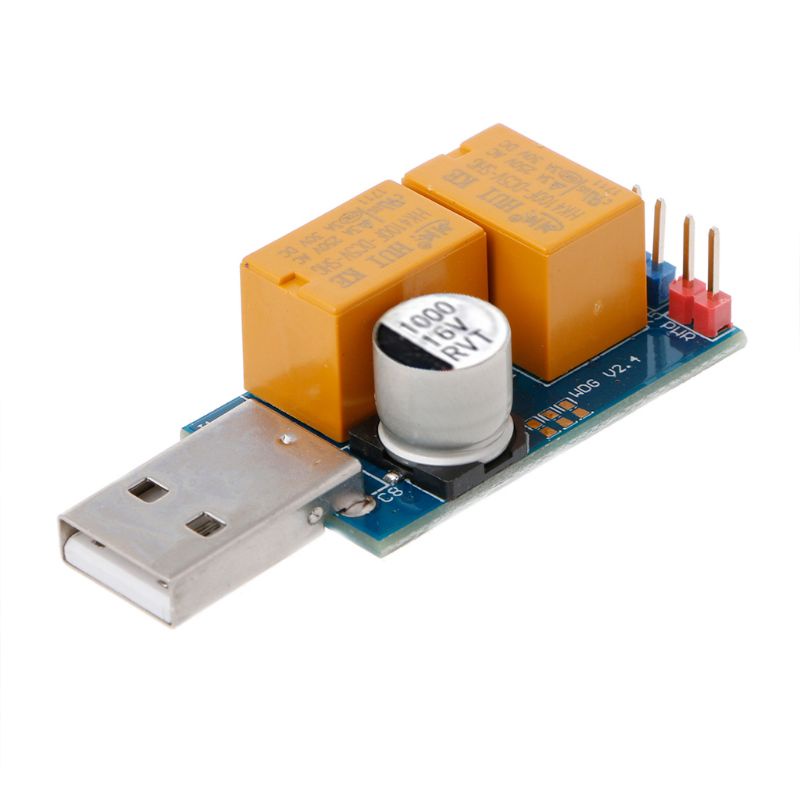 Rơ Le USB Kép Tự Động Khởi Động Màn Hình Xanh Dương 24H Cho Máy Tính