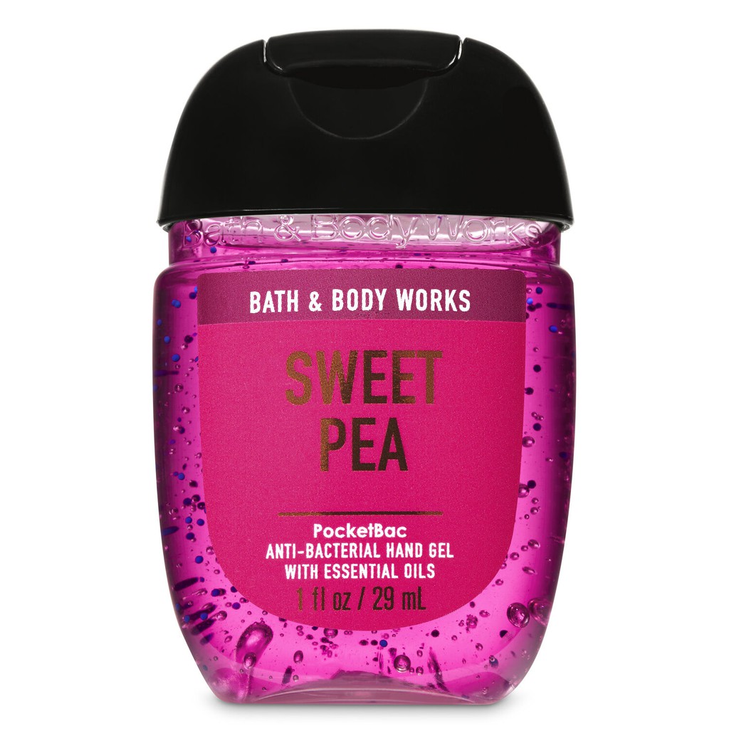 Gel rửa tay khô Bath & Body Works Hand Sanitizer PocketBac Cleansing Gel Sweet Pea 29ml (Mỹ)