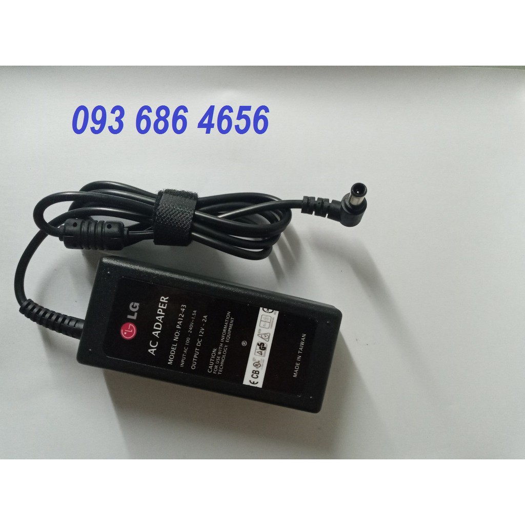 Adapter màn LG 12V 2A hàng công ty