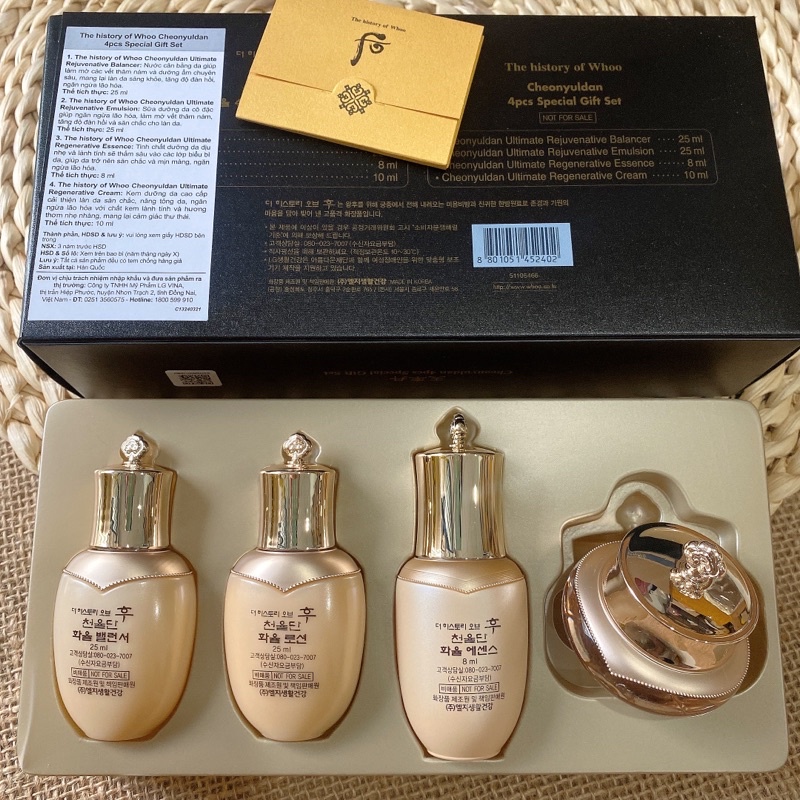 - Kem Whoo tái sinh chống lão hóa Cheonyuldan Ultimate Regenerating Cream